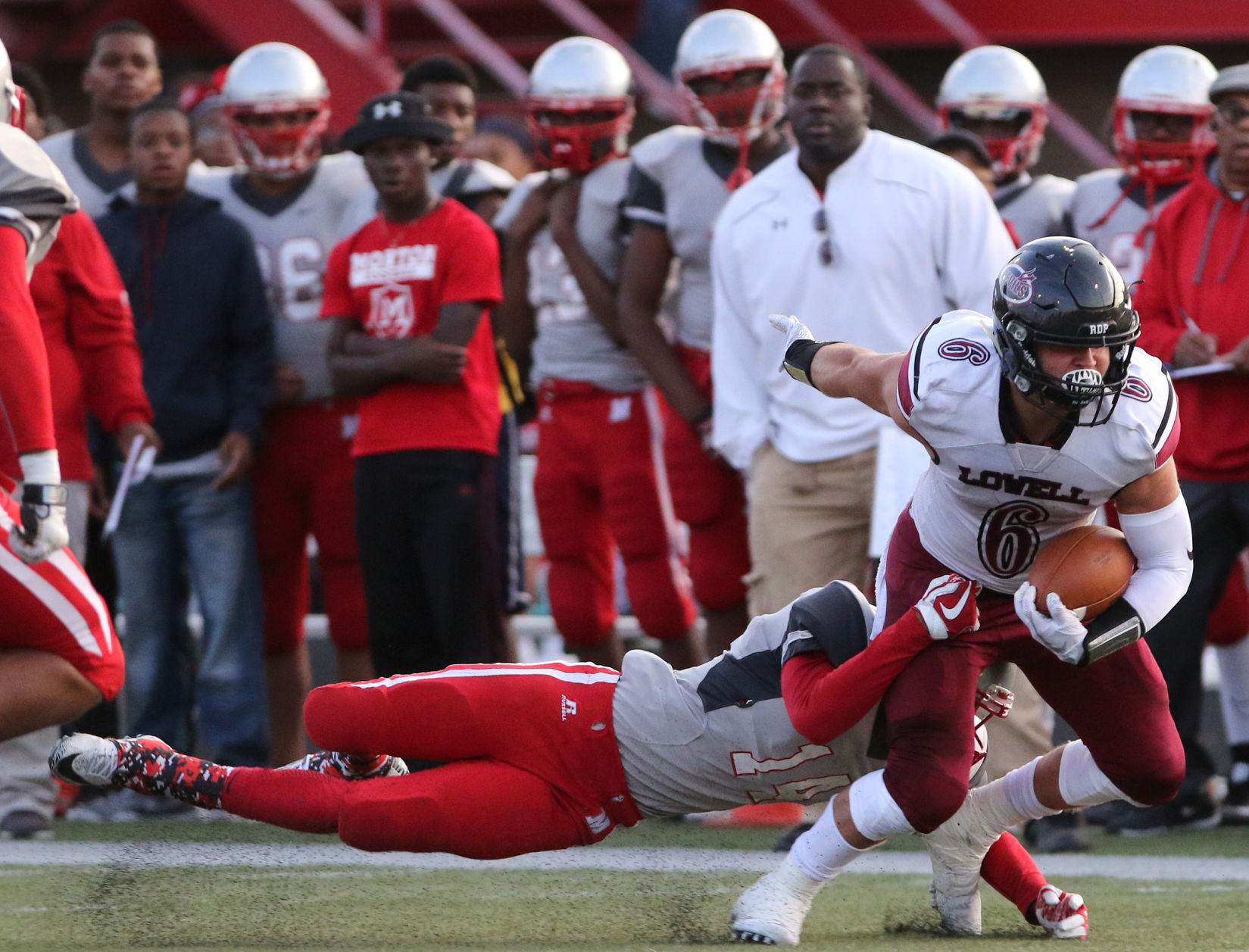 Jordan Jusevitch, Lowell football (Oct. 23-29)